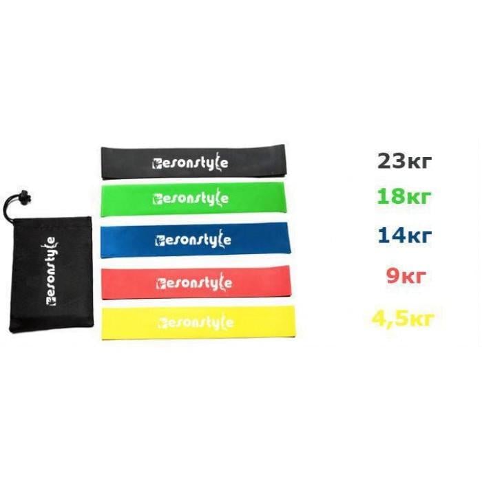 Набор резинок для фитнеса латексных Esonstyle 5в1 (1723 Vg) - фото 4