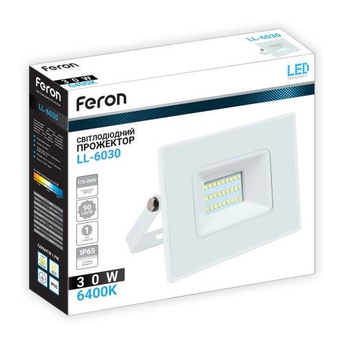 Прожектор Feron LL-6030 светодиодный 30W - фото 3 Прожектор Feron LL-6030 светодиодный 30W - фото 3