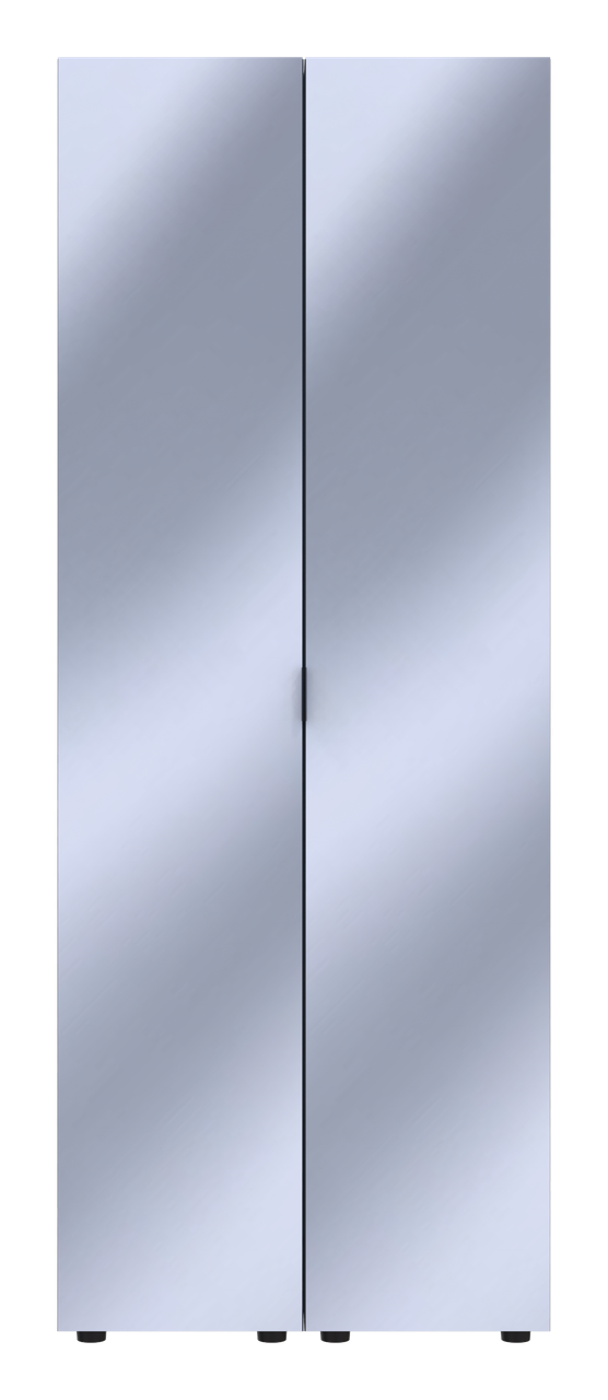 Комплект пеналов для одежды Doros Гелар 78х49,5х203,4 см 2 шт. 2 Зеркала/Графит (DRS-011125)