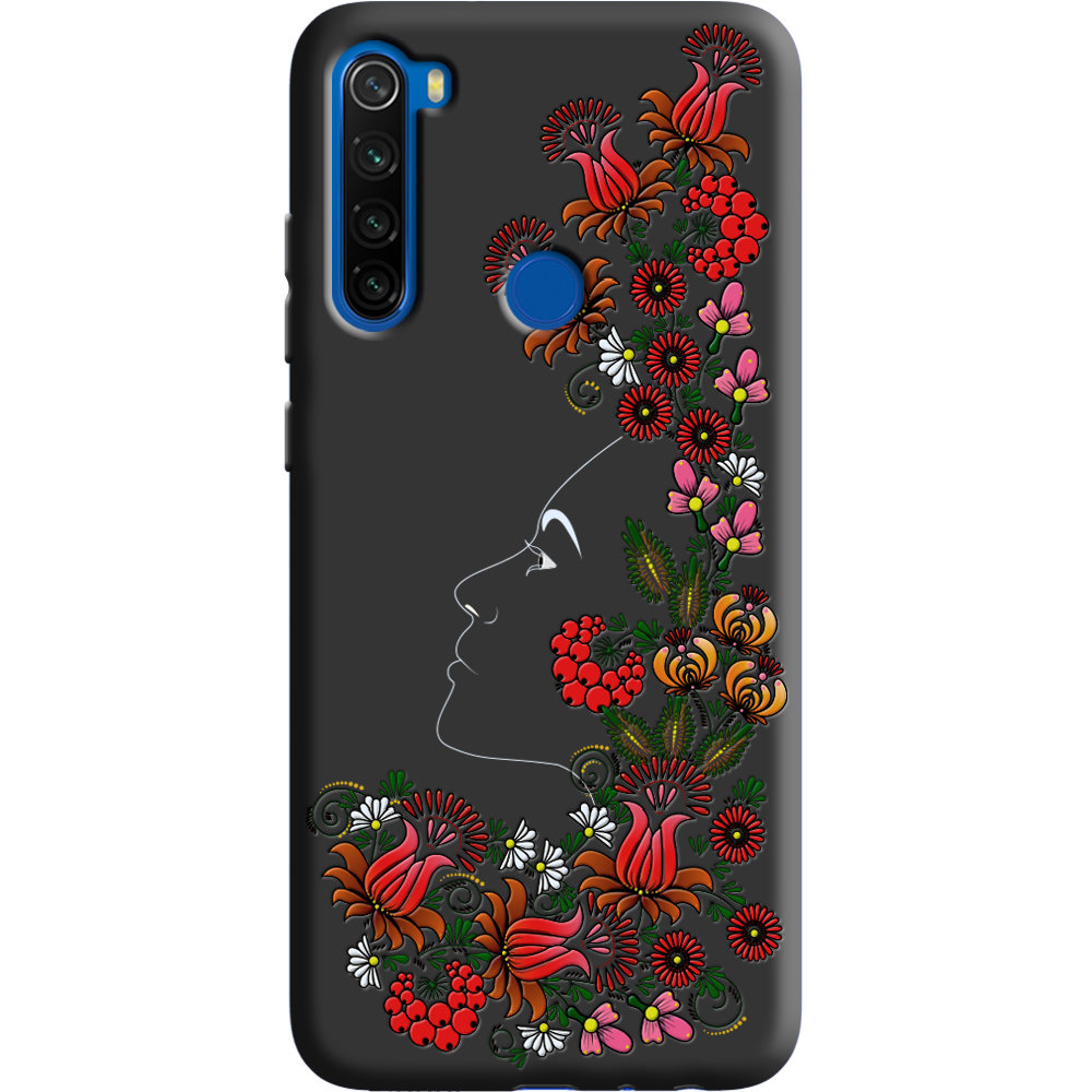 Чохол Boxface Xiaomi Redmi Note 8T 3D Ukrainian Muse Чорний силікон (38532-bk64-38945)