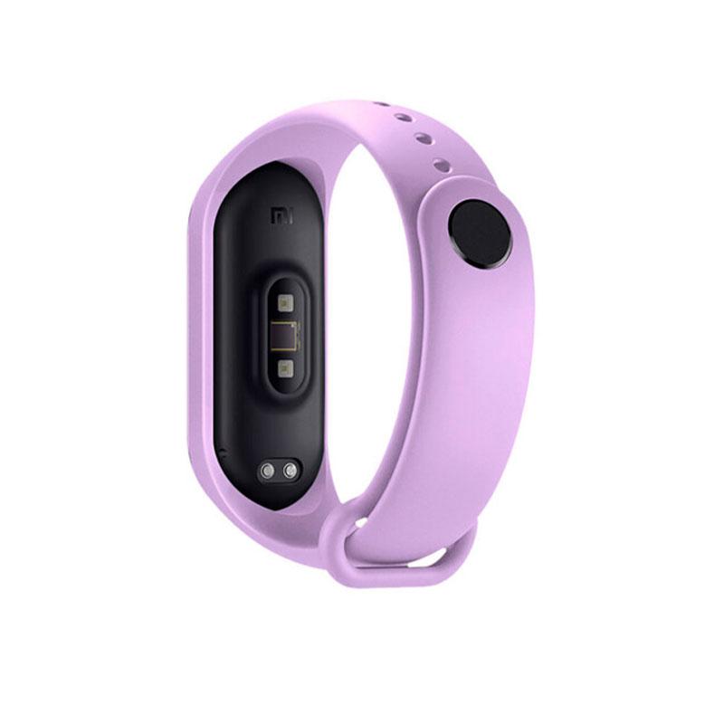 Ремінець для браслета Mi Band 3/4 Silicon Lilac (59690-0616) - фото 2