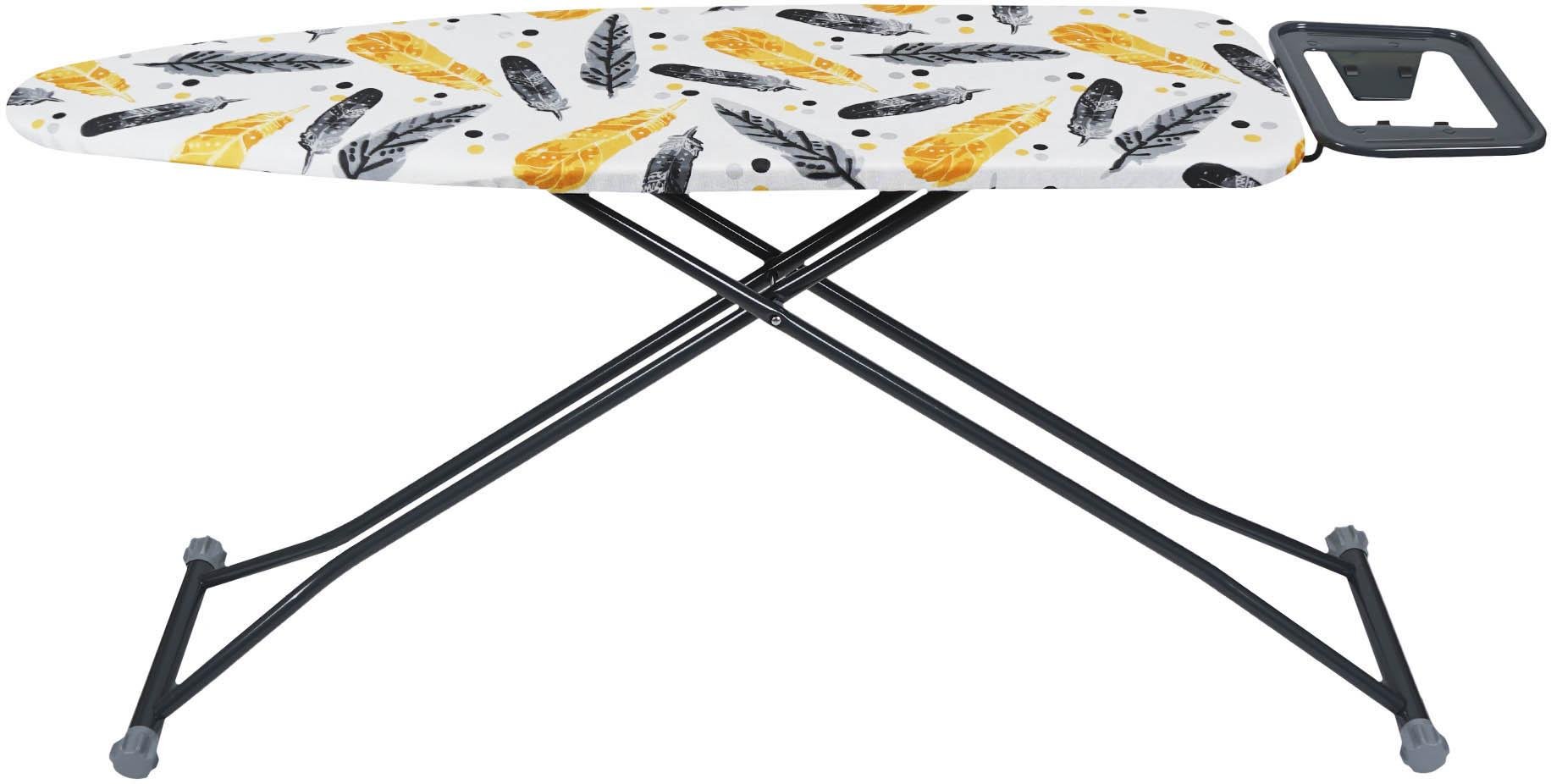 Доска гладильная EuroHome ALPINE моноблок перья 110х33 см Желто-черный (EH11033M-2) - фото 4 Доска гладильная EuroHome ALPINE моноблок перья 110х33 см Желто-черный (EH11033M-2) - фото 4