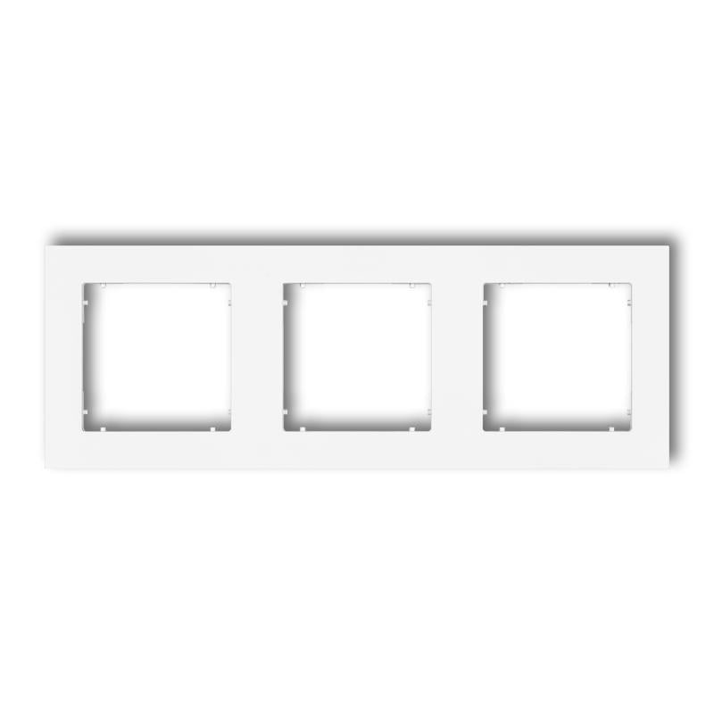 Рамка тройная универсальная Karlik Mini Белый (MR-3) Рамка тройная универсальная Karlik Mini Белый (MR-3)