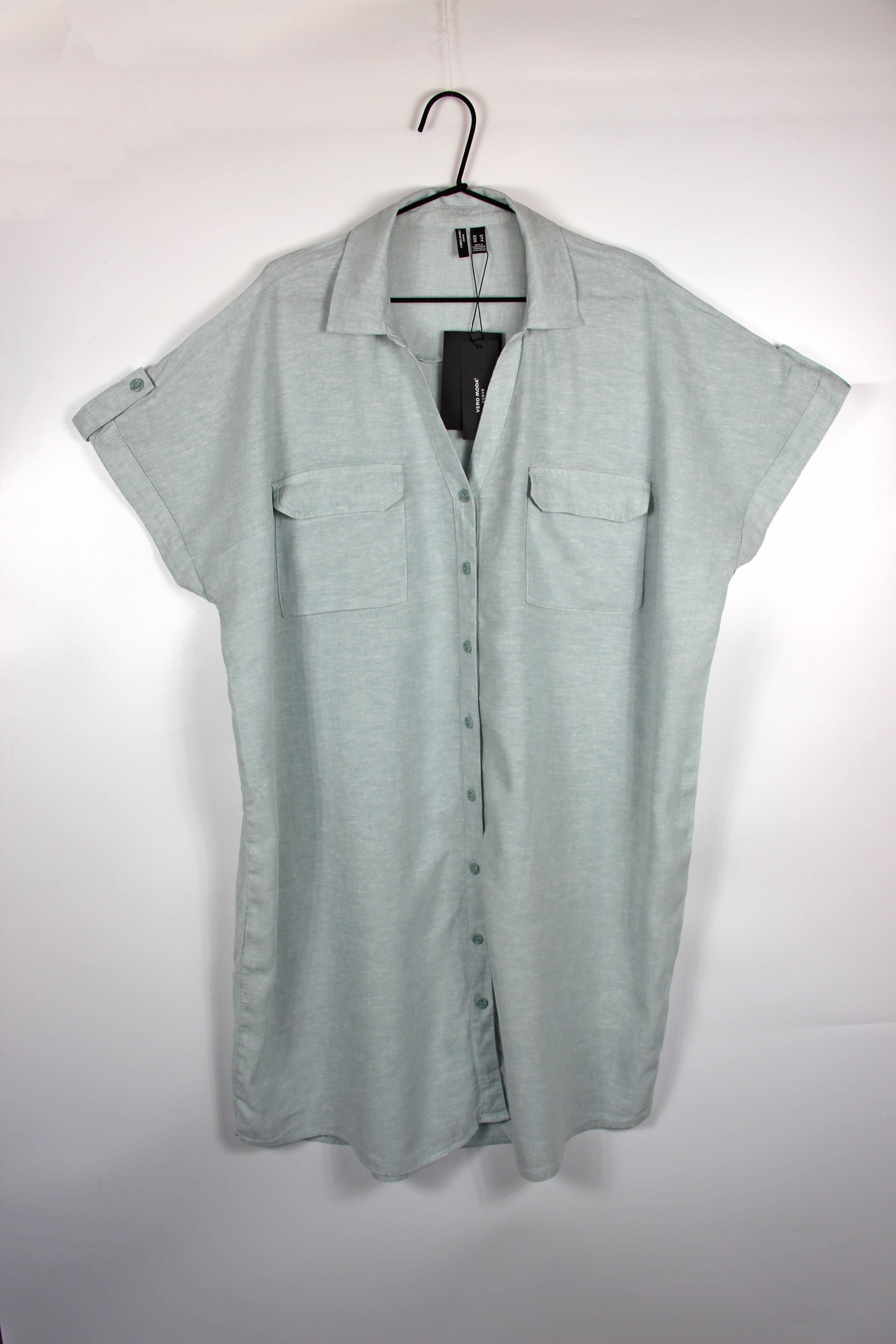 Платье Vero Moda 10323551 р. 46 Светло-голубой (5715503416815)