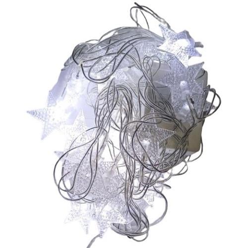 Гирлянда светодиодная Звездочки 28 лампочек 5 м (C 23456-091)