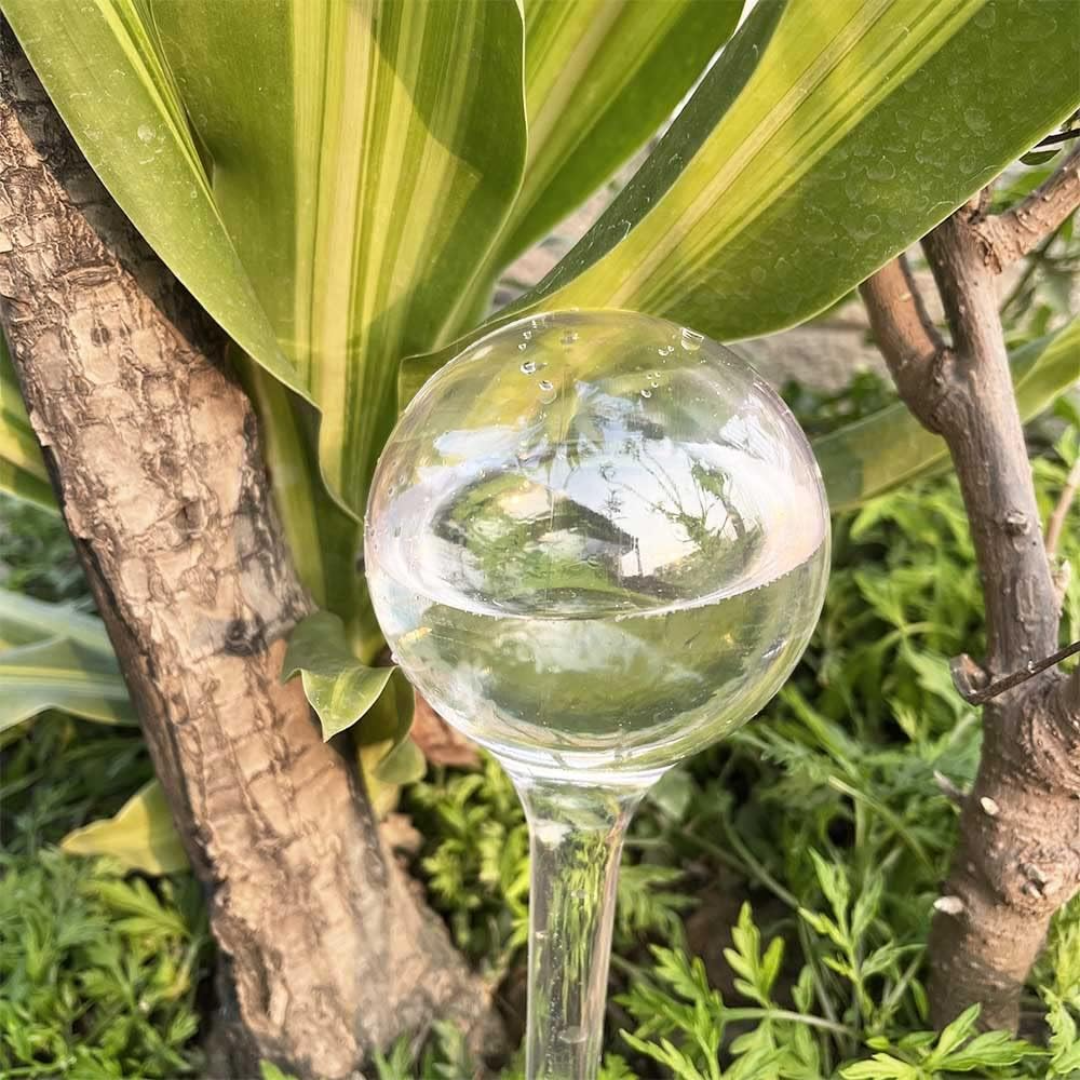 Колба для автоматического полива в виде шара 8х25 см 3 шт. Прозрачный (Garden_Globes25_Trans) - фото 8