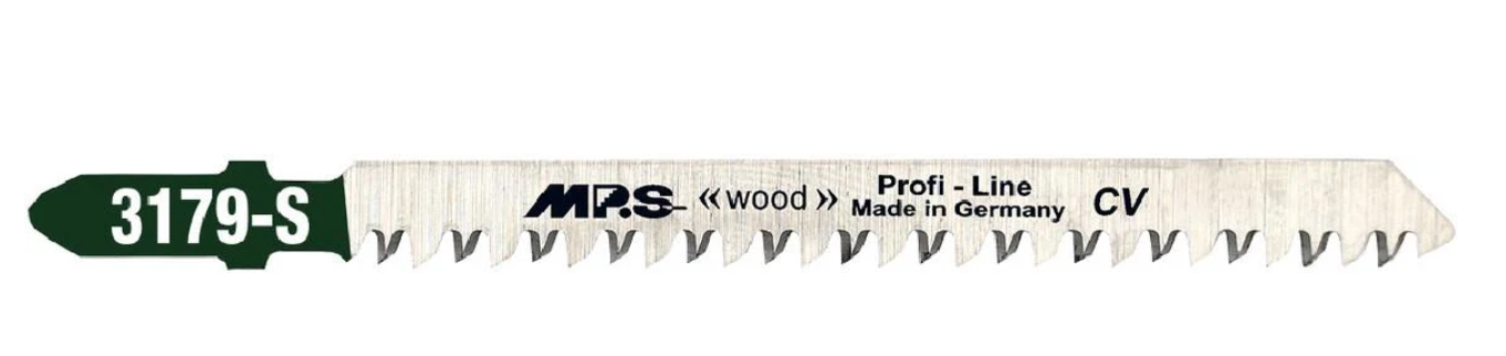 Полотно пилкове лобзикове MPS T301BCP 75/100х8х1,7 мм 5 шт. (11735)