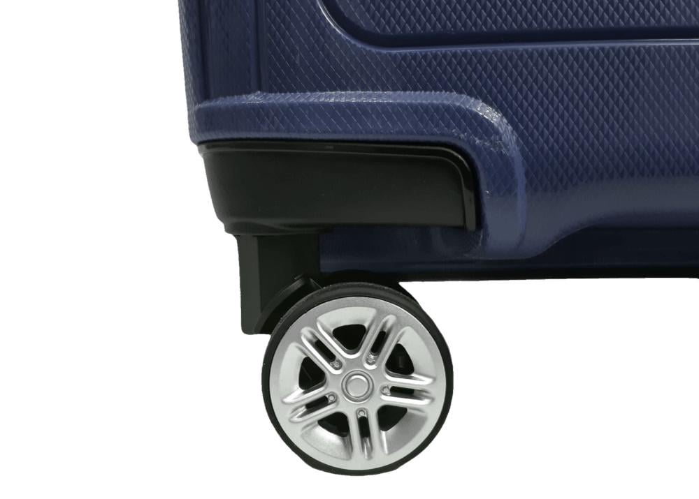 Валіза середня M Airteх 241 поліпропілен Темно-синій - фото 6