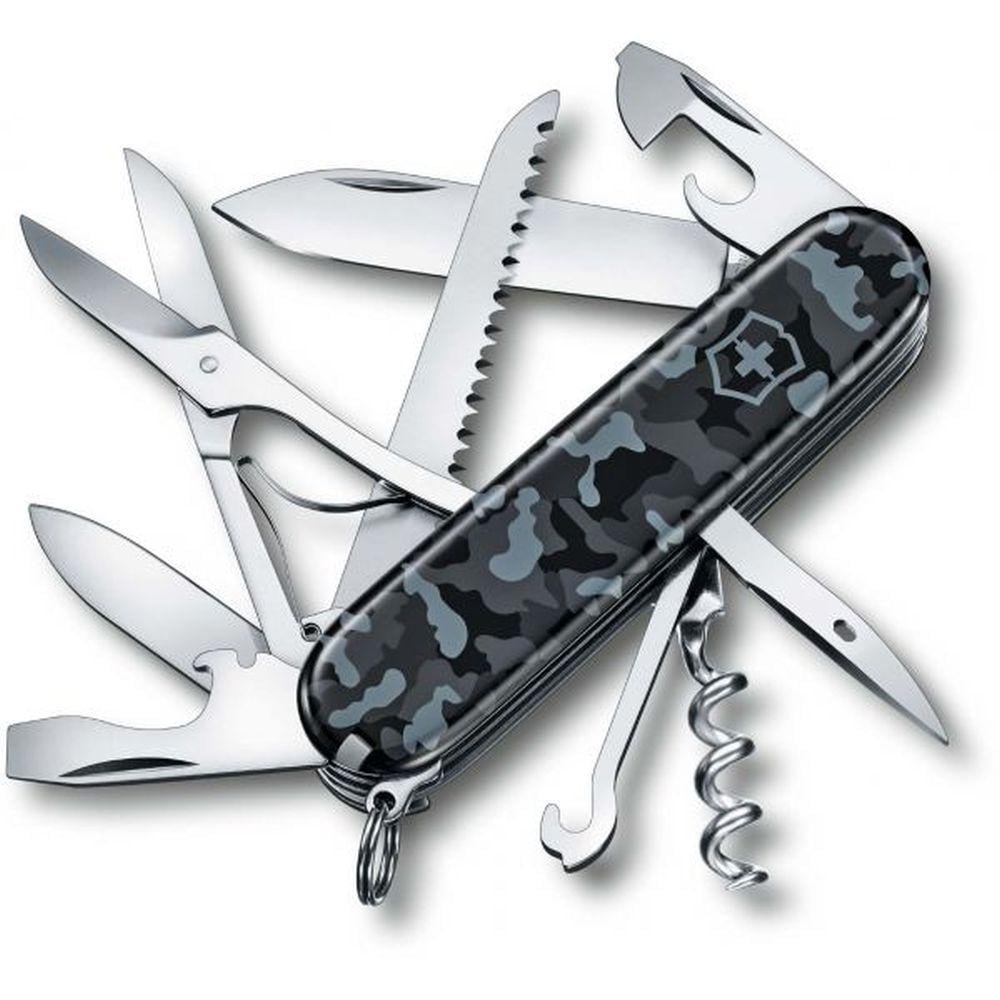 Туристический нож складной Victorinox Huntsman Navy Camouflage (1.3713.942)