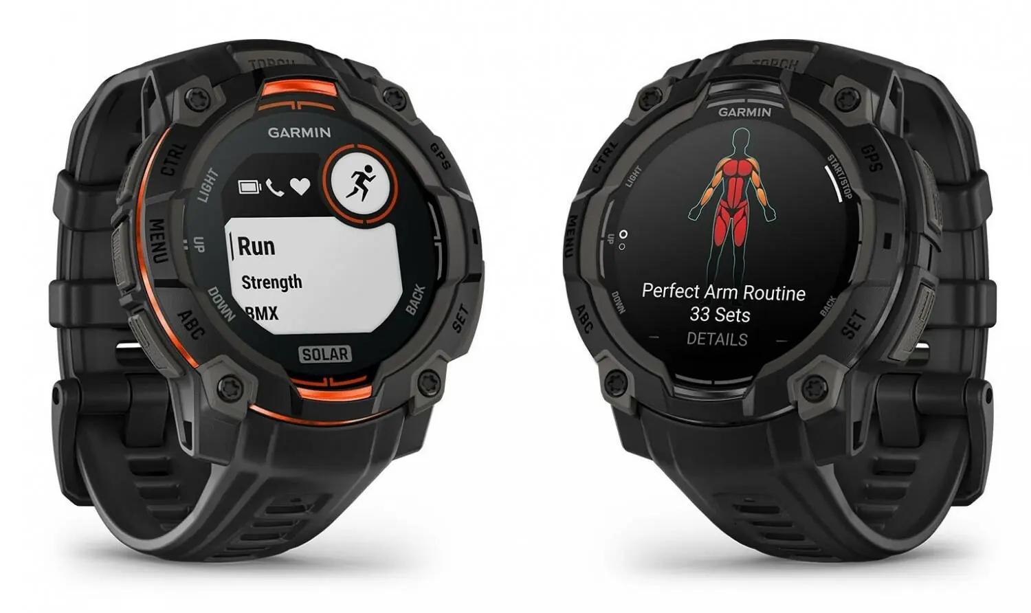 Смарт-годинник Garmin Instinct 3 45 мм Amoled Black with Black Band (010-02936-00/40) - фото 6