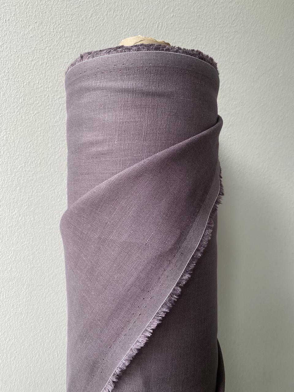 Ткань Linen Plus рубашечно-платьевая льняная Кофейный 1590