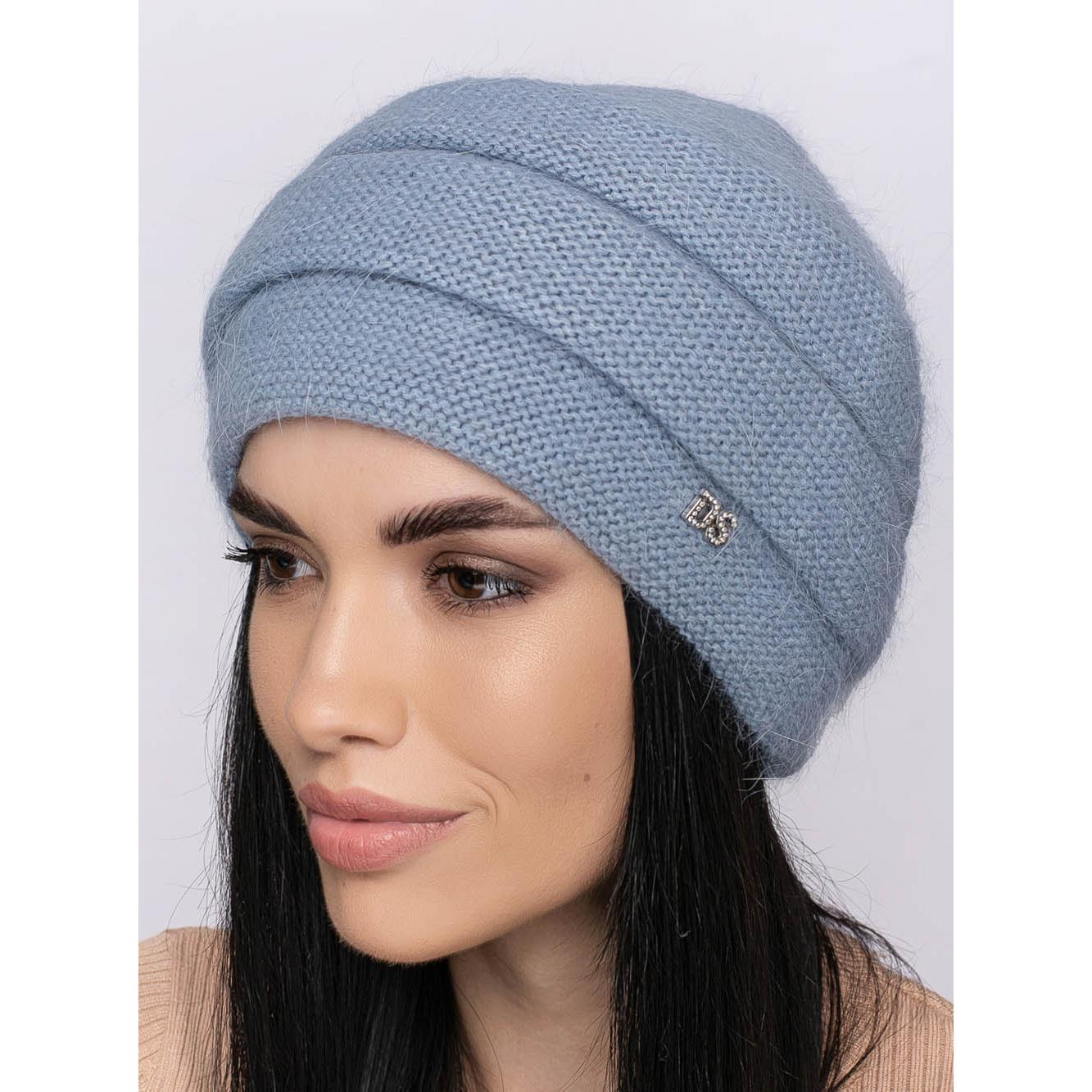 Шапка ангоровая женская Leks Квитка one size Металл - фото 1 Шапка ангоровая женская Leks Квитка one size Металл - фото 1