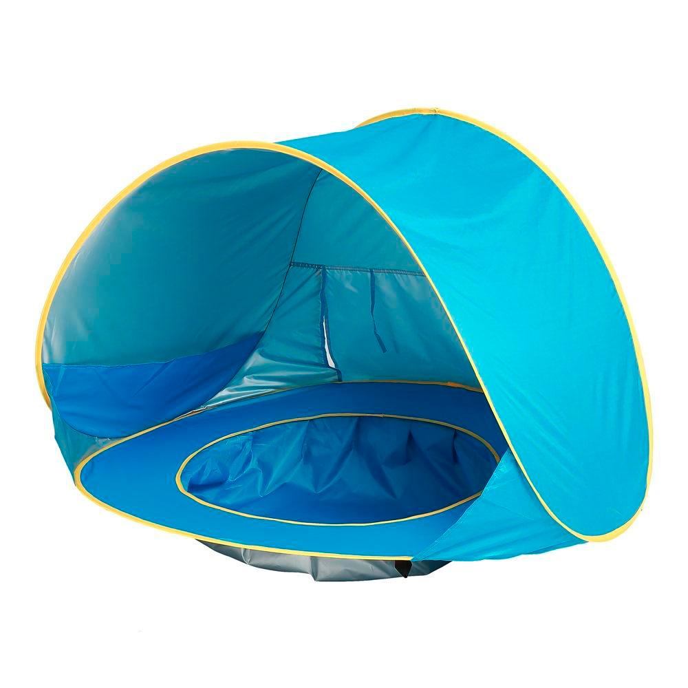 Палатка детская игровая с бассейном 117х79 см Голубой (1008606-LightBlue)