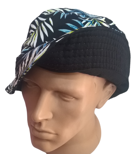 Панама летняя с рисунком Snapback двухсторонняя из натуральной ткани р. 58 см (SNB-58) - фото 2