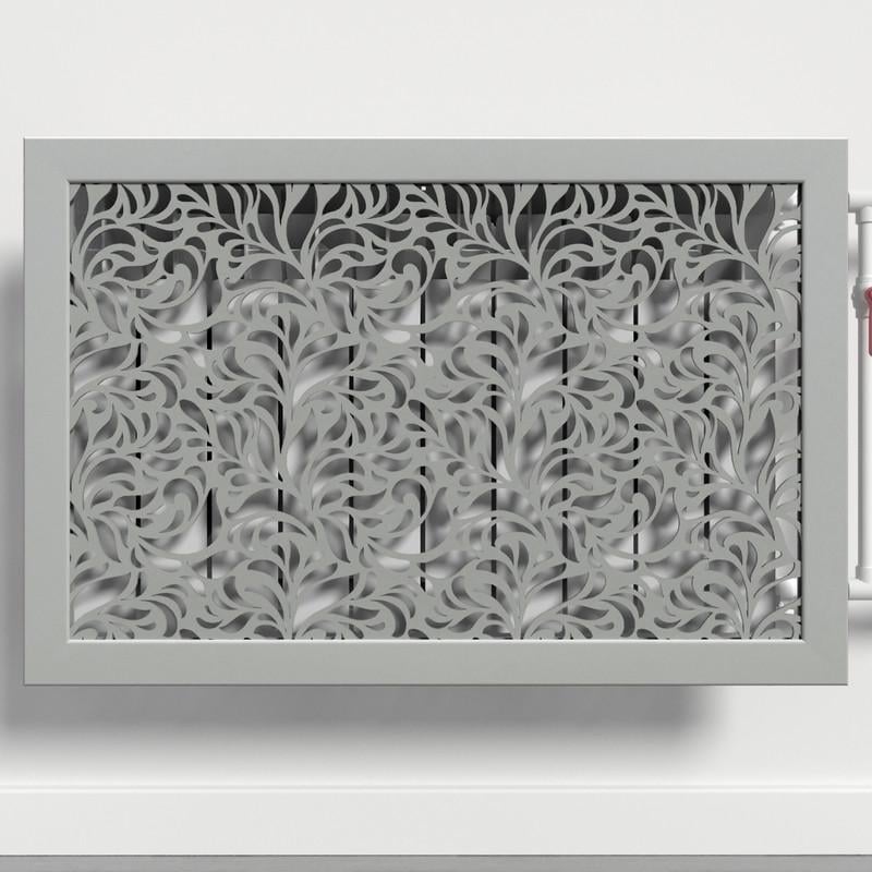 Решітка-екран на батарею SMARTWOOD 1200 мм Сірий Бетон (R21054109)