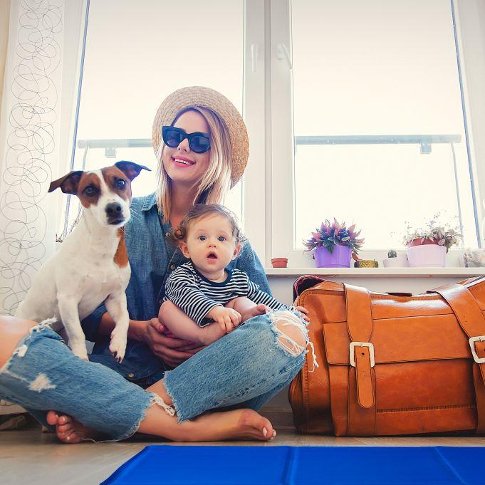 Коврик для собак охлаждающий Relaxdays гелевый без электричества легкий уход для жарких дней 60x100 см - фото 2