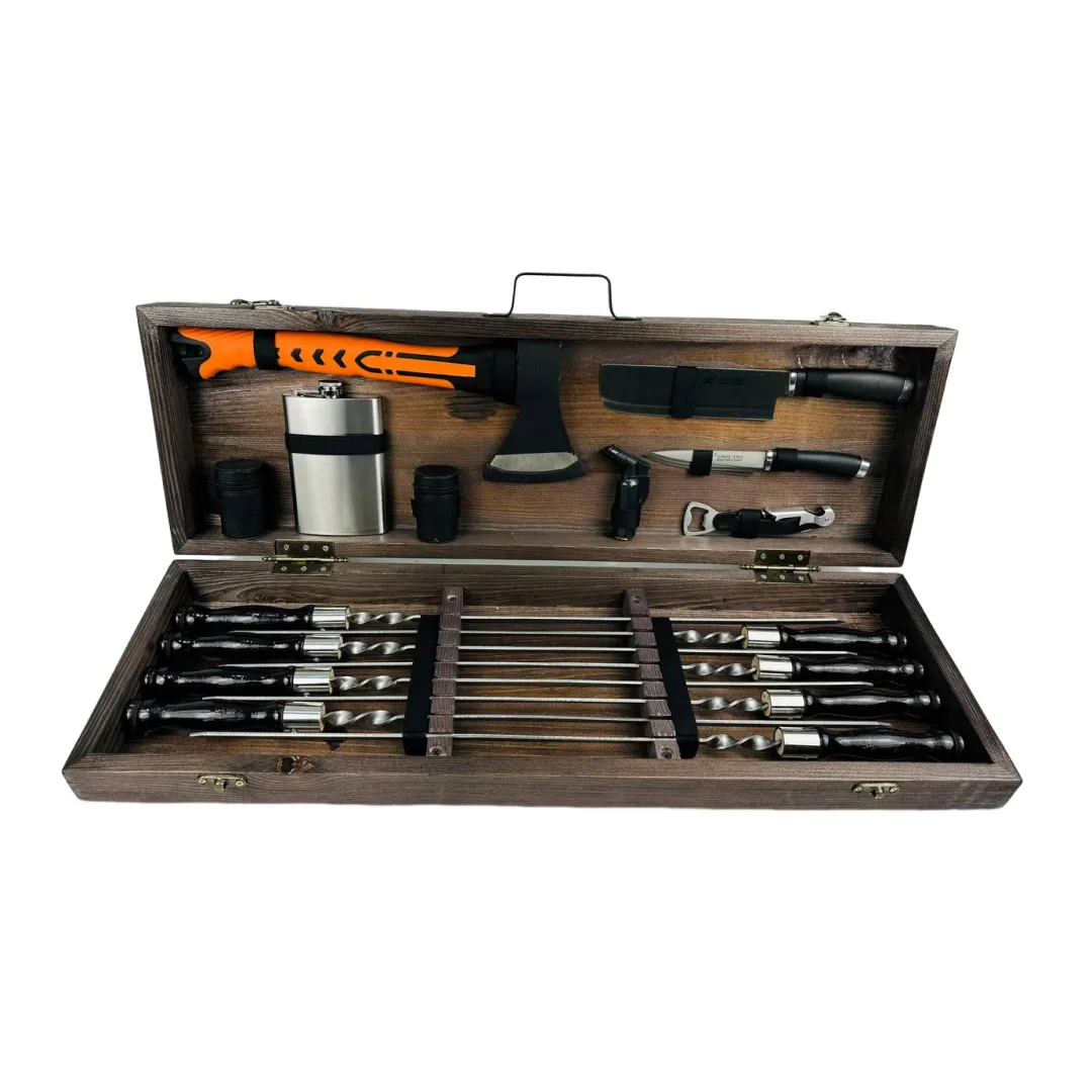 Набор шампуров в кейсе Турист (21-10-KS-7621)