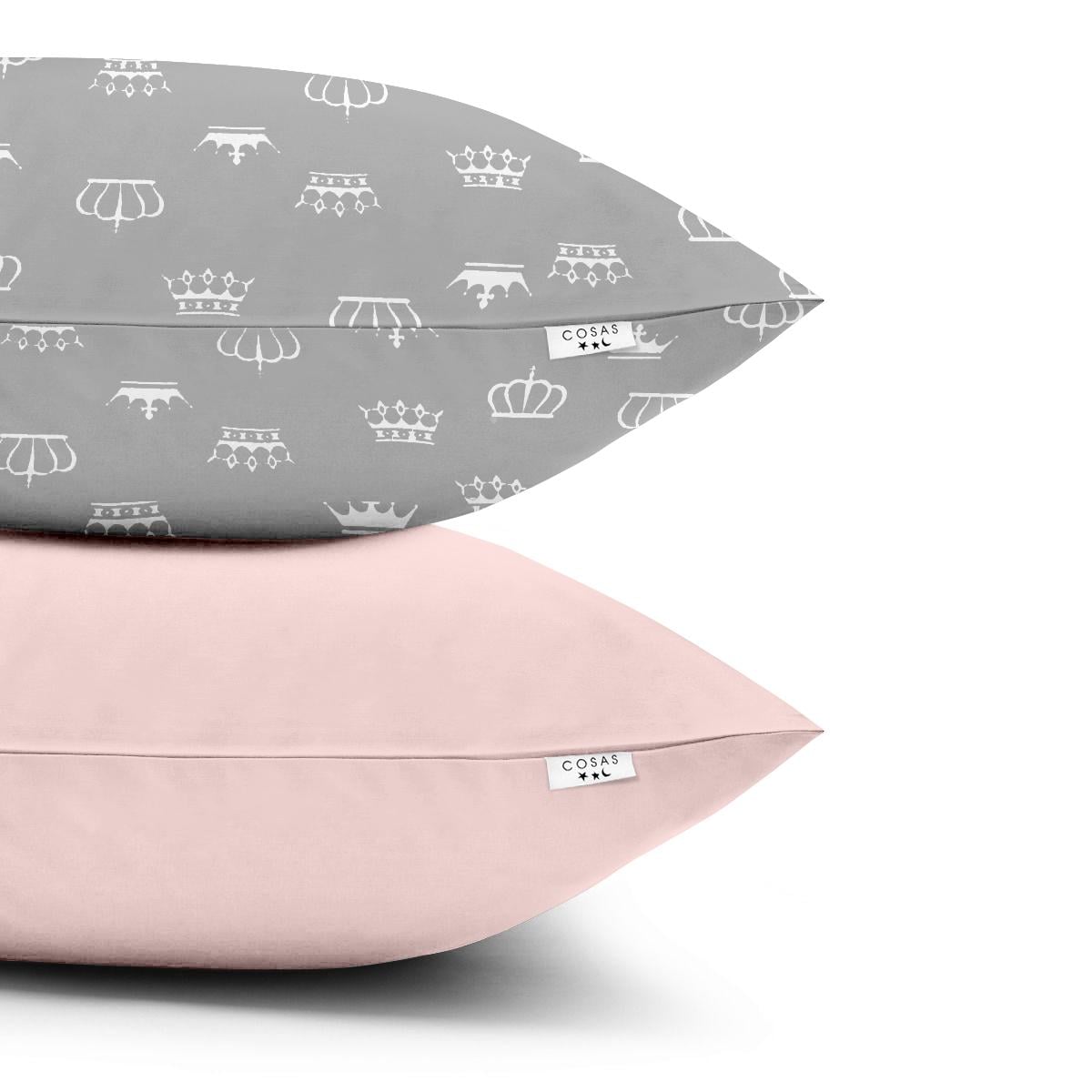 Набор наволочек Cosas Crown Grey Rose 40х60 см 2 шт. (4822052049976)