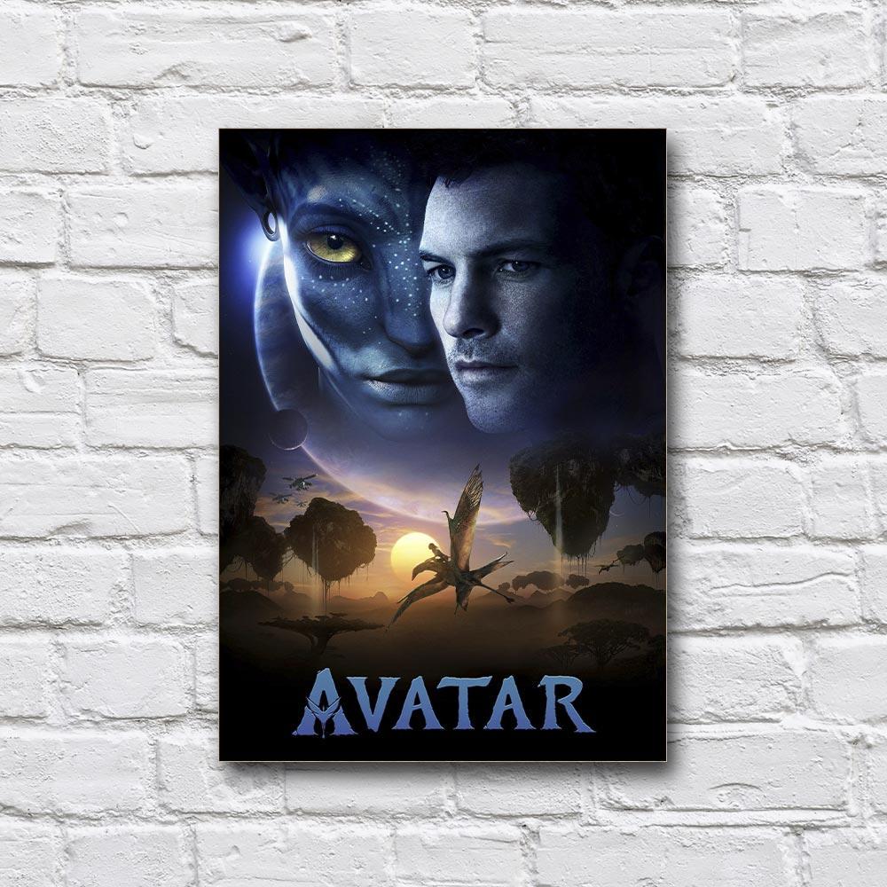 Постер деревянный фильм «Аватар» 210х297 мм (21265053)