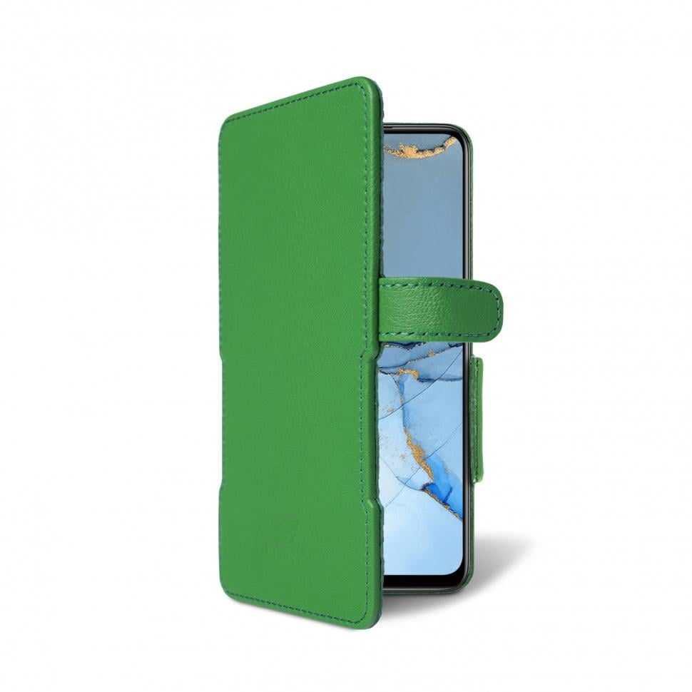 Чехол книжка Stenk Prime для OPPO Reno3 Зеленый (65490)