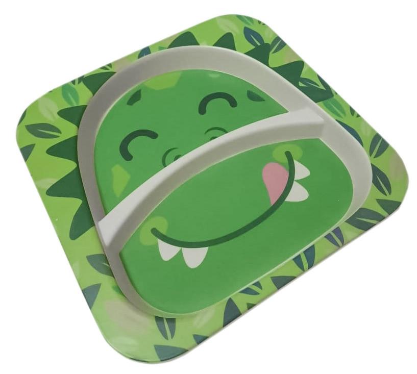 Набор детской бамбуковой посуды Stenson MH-2770-39 дино, 5 пр. - фото 2 Набор детской бамбуковой посуды Stenson MH-2770-39 дино, 5 пр. - фото 2