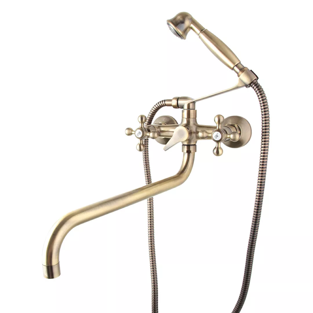 Смеситель для ванны Frap F2619-4 Бронзовый Смеситель для ванны Frap F2619-4 Бронзовый