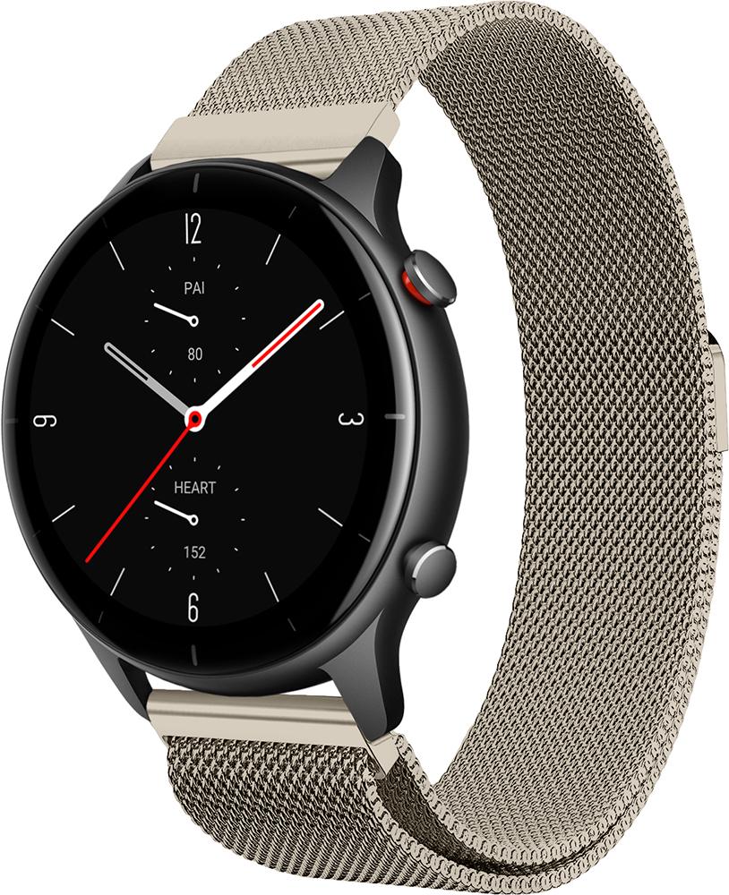 Ремешок Миланская петля Milano Amazfit GTR 2e Retro Gold (20746)