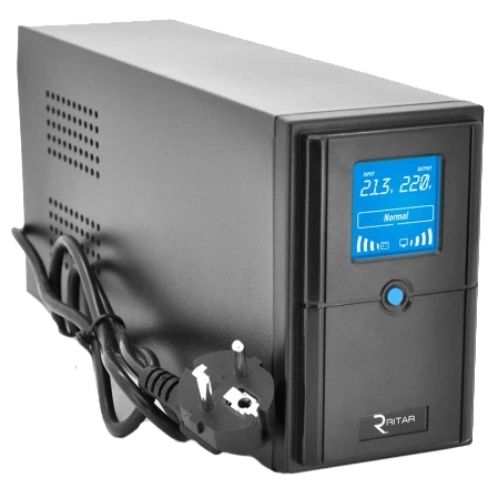 Джерело безперебійного живлення Ritar E-RTM600 ELF-D LCD 360W (3026364505)