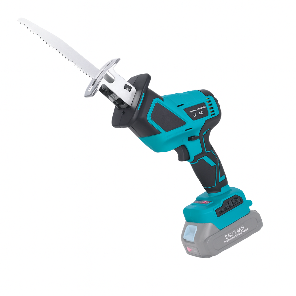 Шабельна пила на 2 акумулятори 24 В в кейсі з набором полотен 4 шт. (29164470)