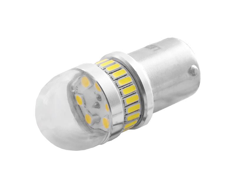 Автолампа світлодіодна T25 P21W 1156 12 В SMD3014-24led + SMD2835-6led Білий (3319)