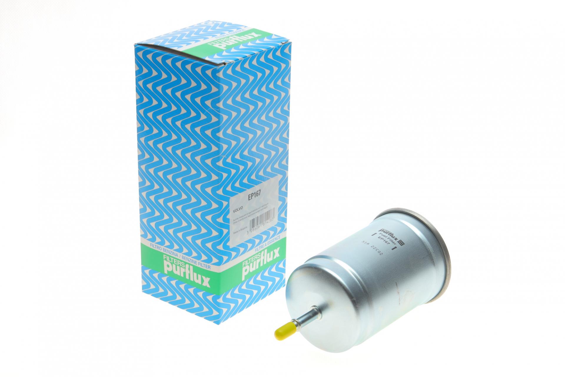 Фильтр топливный PURFLUX для Volvo S40/S60/S80/V40/V70 1,6-2,9i 95-10- (EP167)