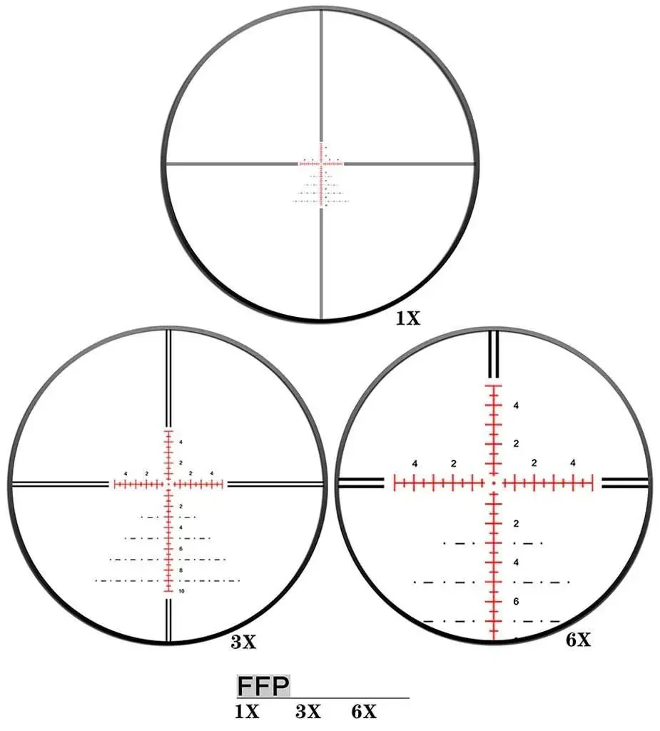 Оптичний приціл Discovery Optics ED 1-6x24 FFP - фото 7 Оптичний приціл Discovery Optics ED 1-6x24 FFP - фото 7