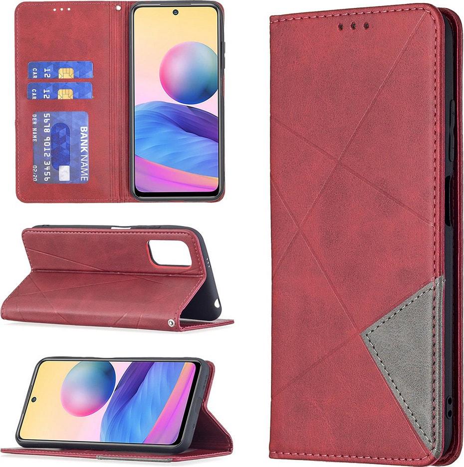 Чехол книжка SHLab Prisma Xiaomi Redmi Note 10 Pro Red (36324-2D)