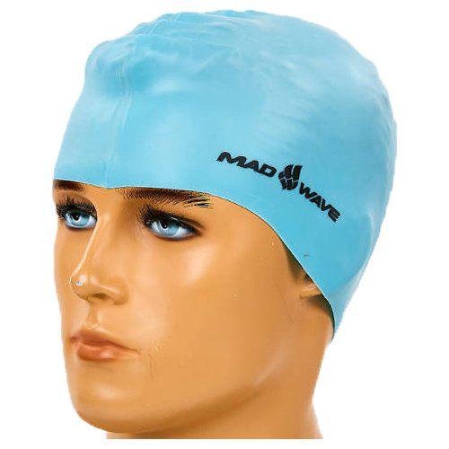 Шапочка для плавания Mad Wave Light M053503 Голубой (60444010)