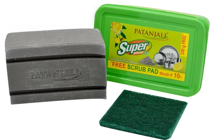 Мыло для мытья посуды Patanjali Ayurved Super и Губка-Т 600 г (2208432728)