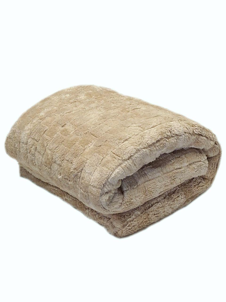 Плед флисовый полуторный Colorful Home Мозаика 150x200 см Бежевый (1257) - фото 1 Плед флисовый полуторный Colorful Home Мозаика 150x200 см Бежевый (1257) - фото 1