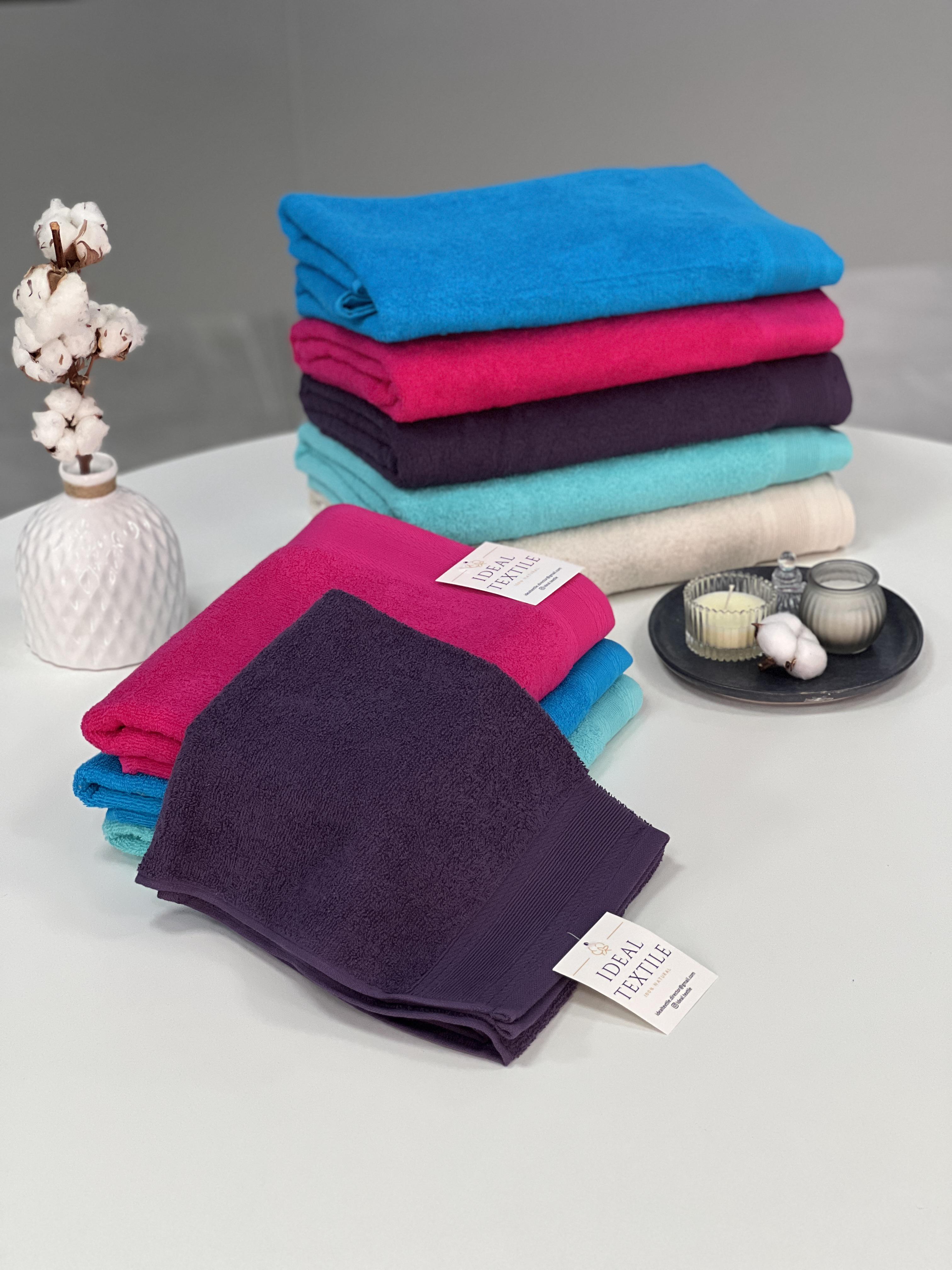 Полотенце махровое с бордюром 400г/м2 70х140 см Темно-фиолетовый (9891521) - фото 9 Полотенце махровое с бордюром 400г/м2 70х140 см Темно-фиолетовый (9891521) - фото 9