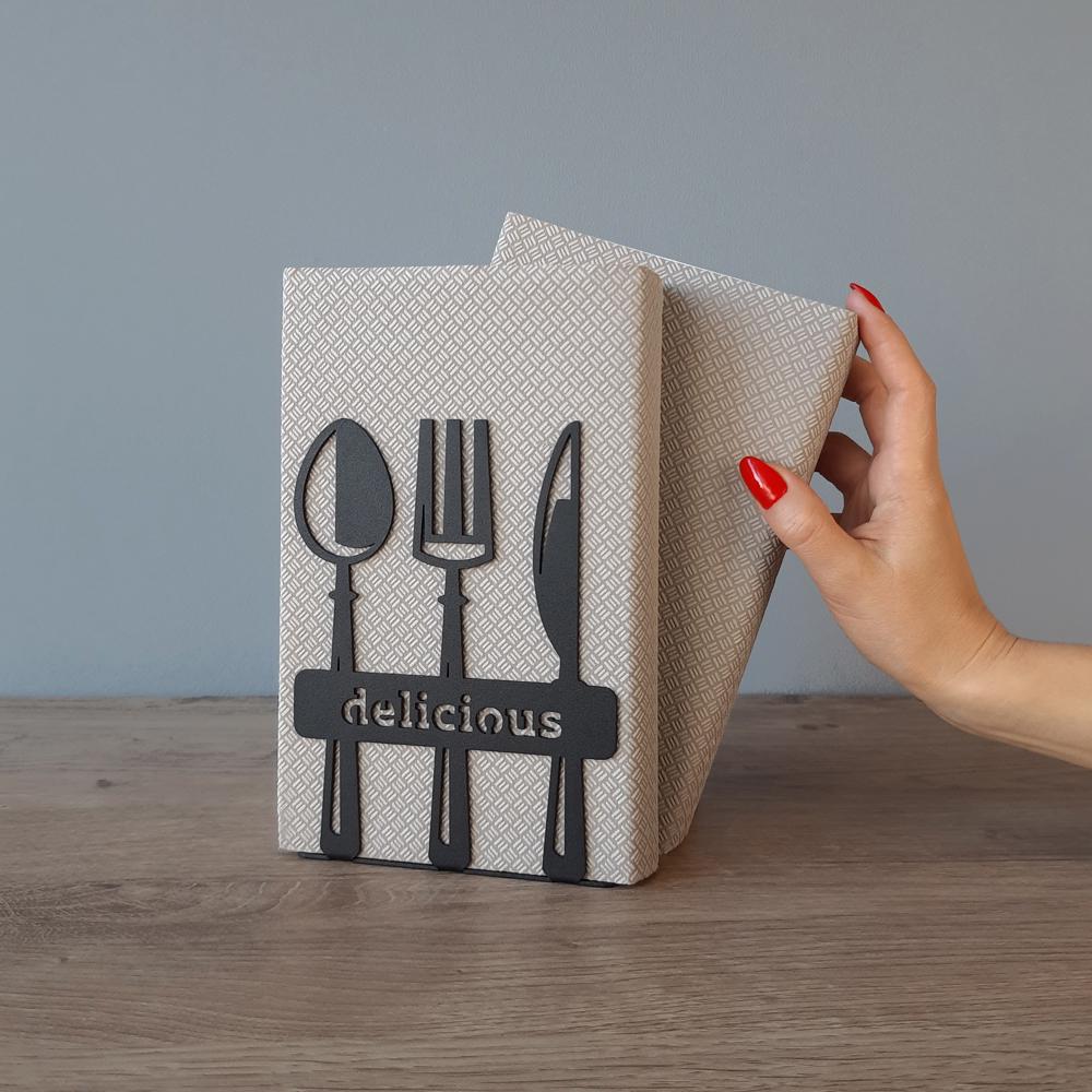 Подставка для книг Glozis Spoon Fork G-080 15х12 см - фото 4