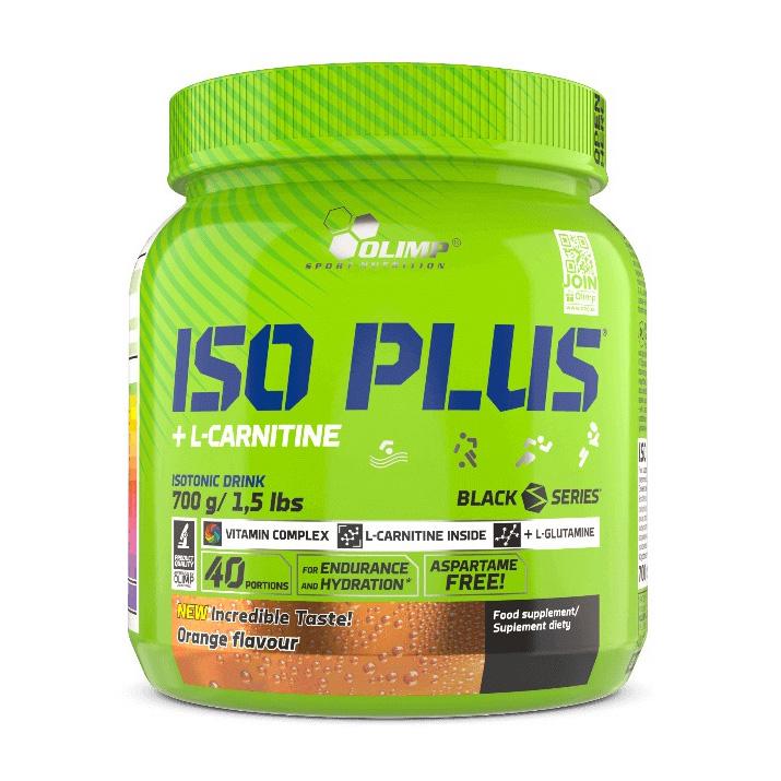 Изотоник с электролитами Olimp Iso Plus + L-Carnitine 700 г Холодный чай