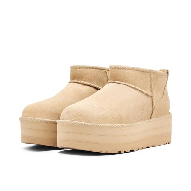 Уггі жіночі UGG Classic Ultra Mini Platform р. 37 Mustard Seed (1135092)