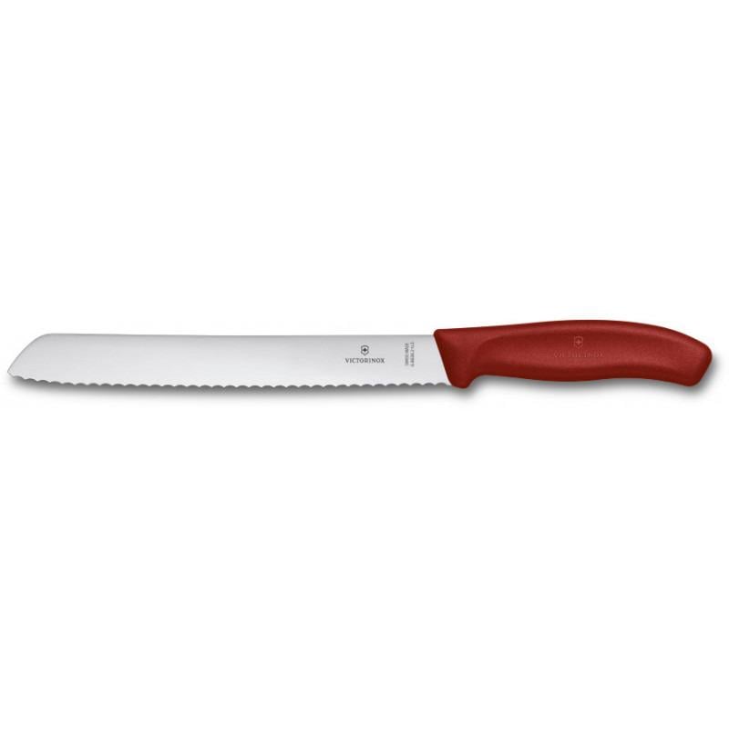Кухонный нож Victorinox Swiss Classic Bread 6.8631.21B 21 см Red (33088527)
