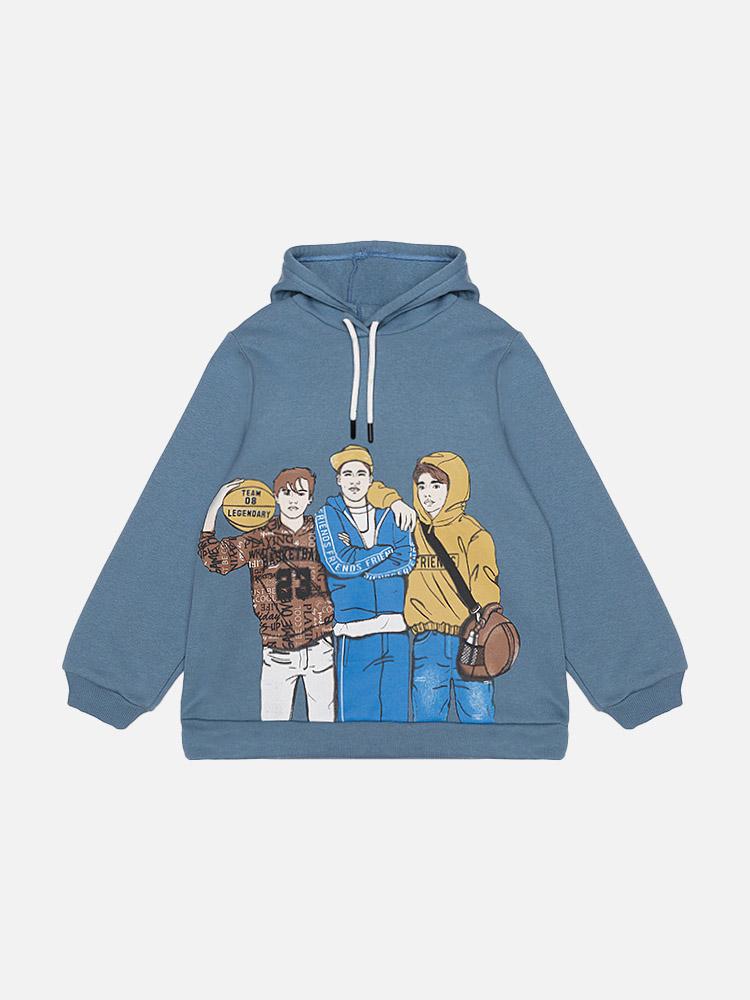 Худи для мальчика ЦБ-00229449 146 см Синий (28575592)