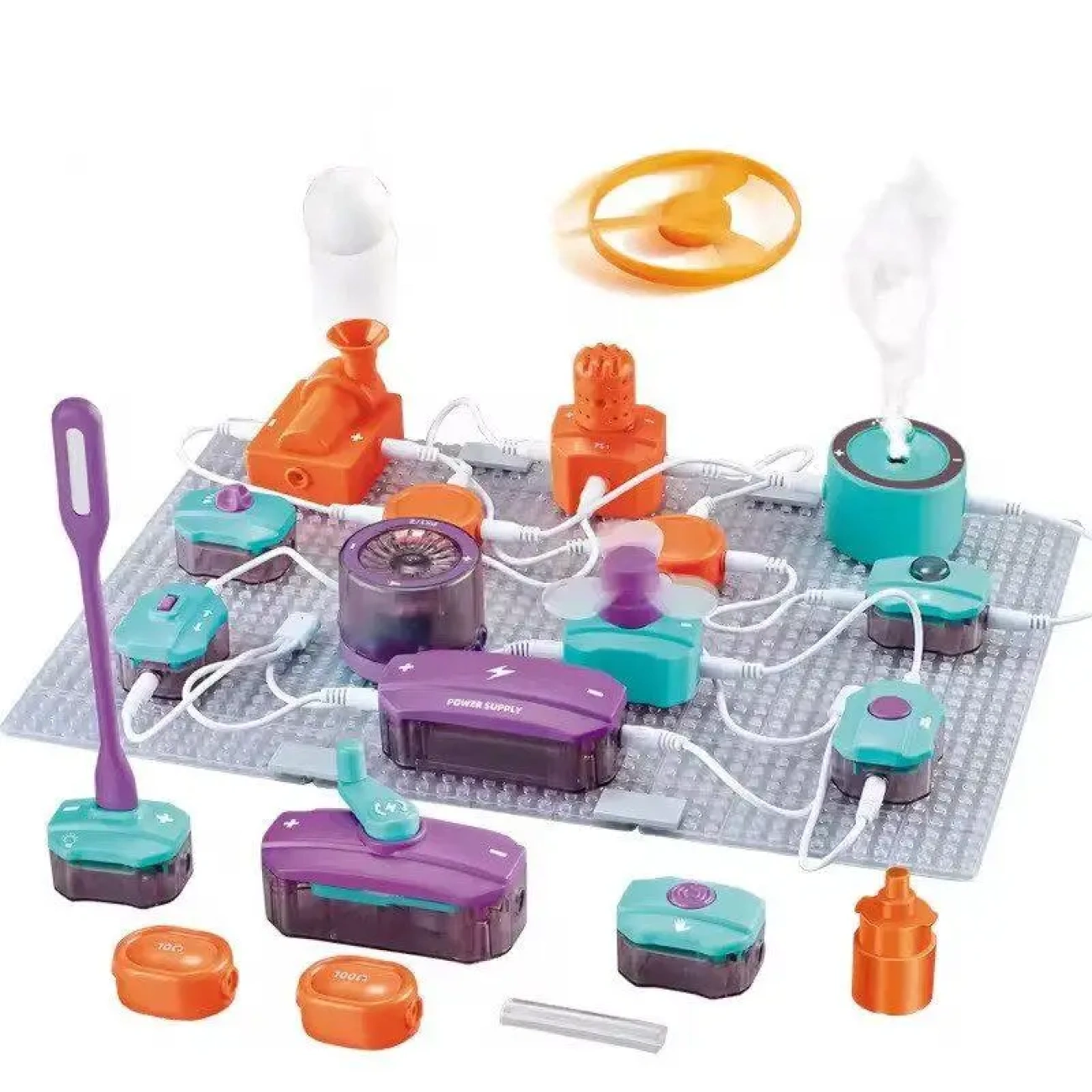 Комплект для создания электросхем со световыми и звуковыми эффектами 34 дет. (29356763) - фото 5 Комплект для создания электросхем со световыми и звуковыми эффектами 34 дет. (29356763) - фото 5