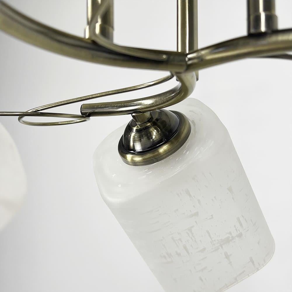 Люстра на 3 плафони Ø 50 см Бронзовий (9321C/3 AB) - фото 2 Люстра на 3 плафони Ø 50 см Бронзовий (9321C/3 AB) - фото 2