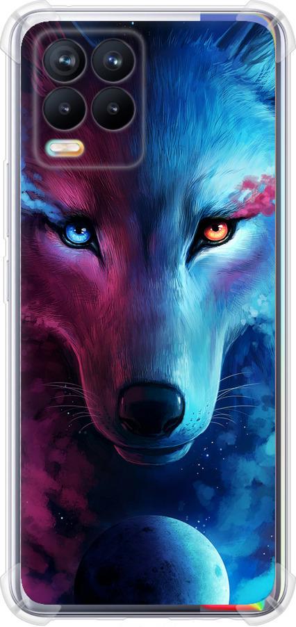Чехол на Realme 8 Арт-волк (3999sp-2303-42517)