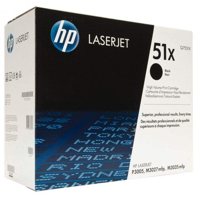 Картридж HP LJ 51X P3005/M3027/M3035 Black (Q7551X)