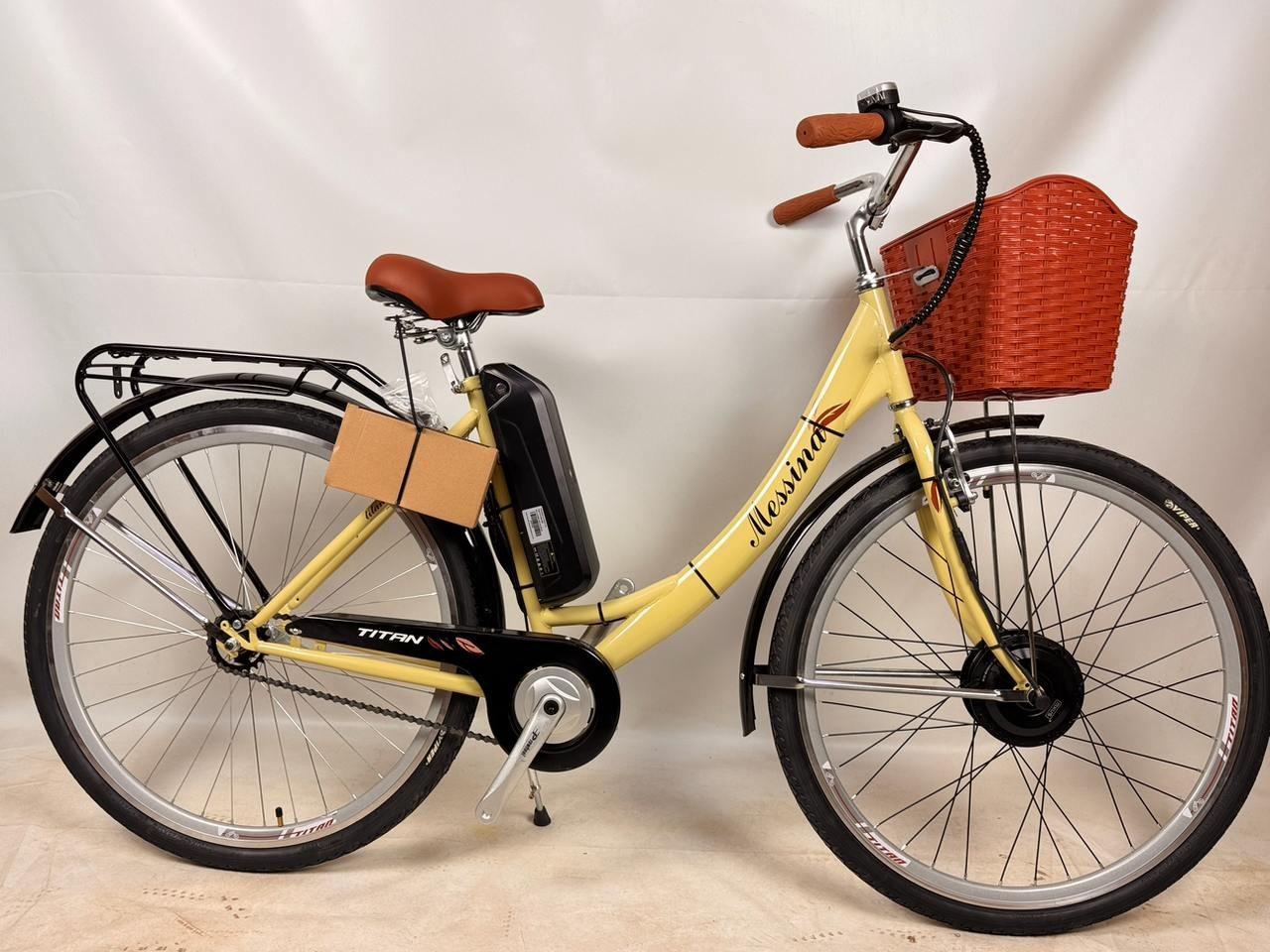 Електровелосипед Titan Messina 28" 18" 500W/48V10Ah Кремовий