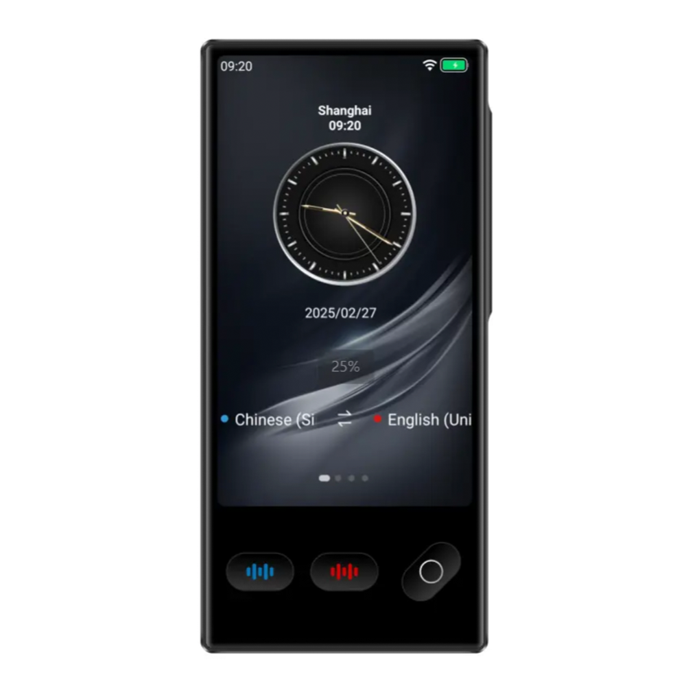 Электронный переводчик голосовой S35 портативный с поддержкой ChatGPT/онлайн и офлайн голосовых