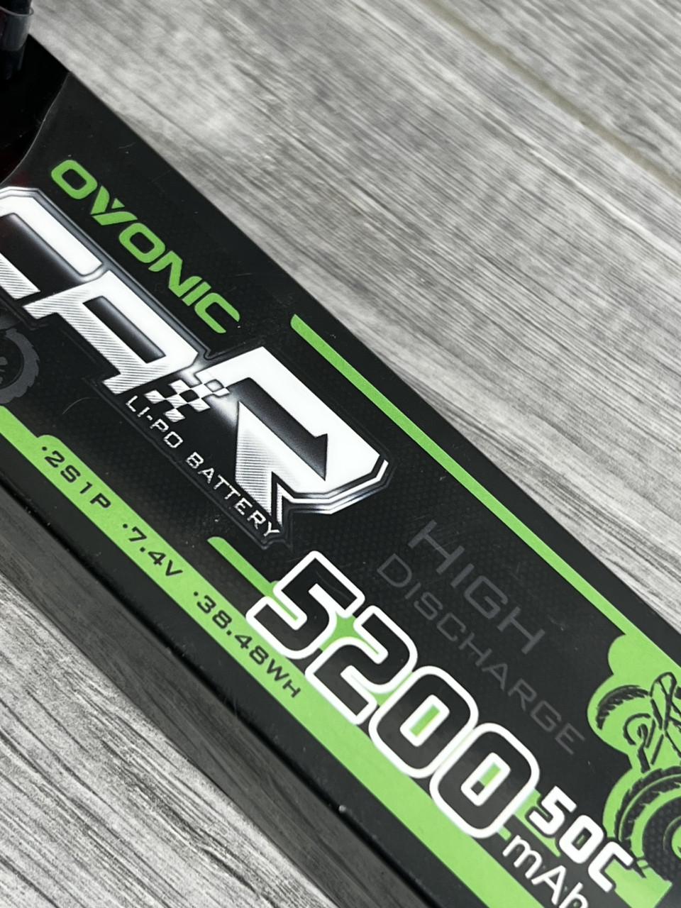 Аккумулятор OVONIC 2S LiPo 5200 mAh 7,4V 50C с T-коннектором Dean Style для авто катеров моделей RC - фото 4 Аккумулятор OVONIC 2S LiPo 5200 mAh 7,4V 50C с T-коннектором Dean Style для авто катеров моделей RC - фото 4