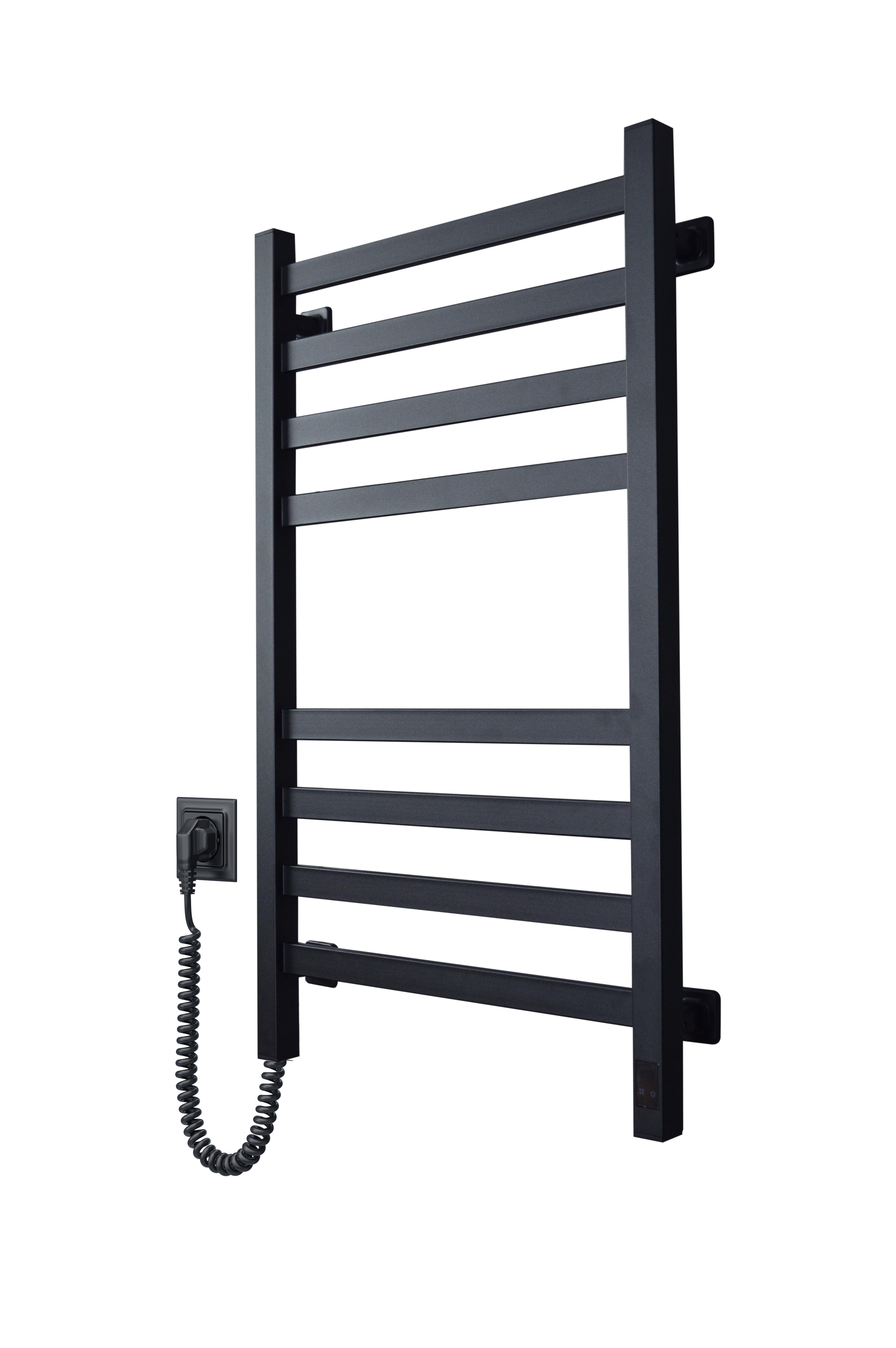 Полотенцесушитель электрический Domingo Axis Sensor шнур слева 480x800 мм Черный муар (12-274153-4880)